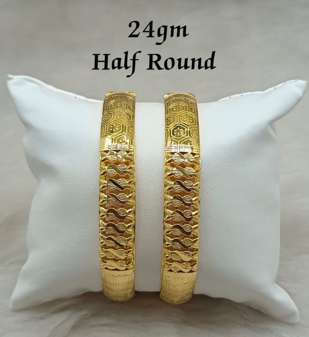 24gm Gold Bangles view 2