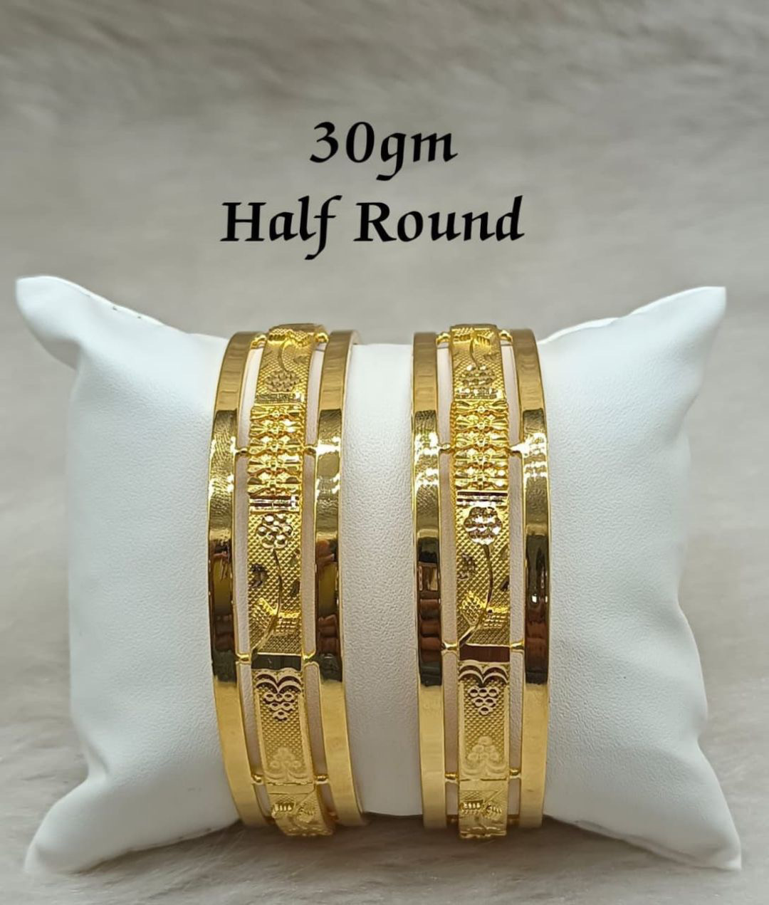 30gm Half Round Bangles view 2