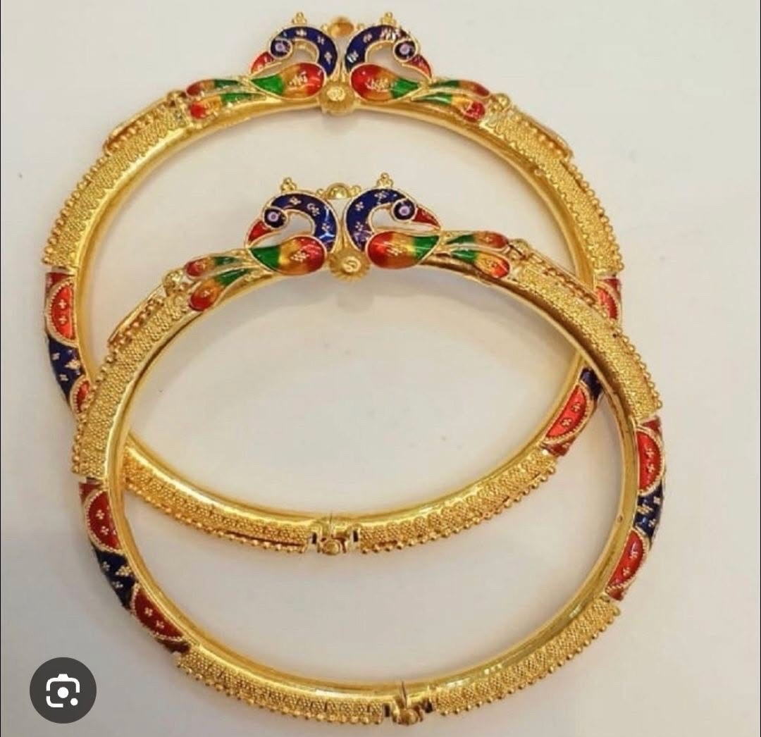 Traditional Gold Bangles view 2