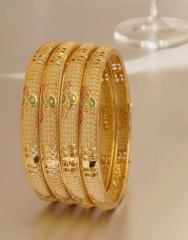 Elegant Gold Bangles view 2