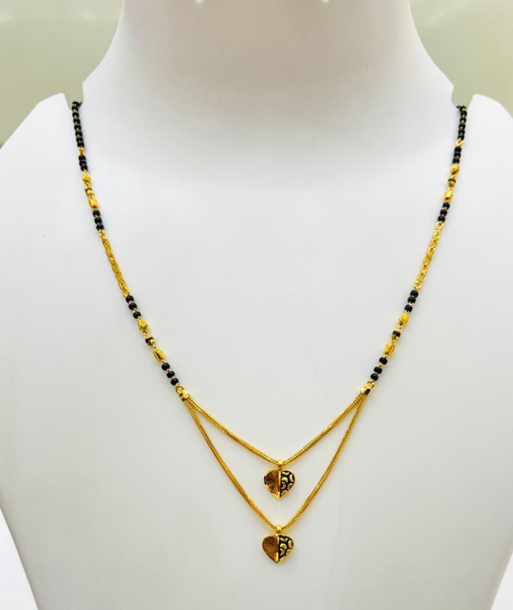 Gold Mangalsutra Necklace view 2