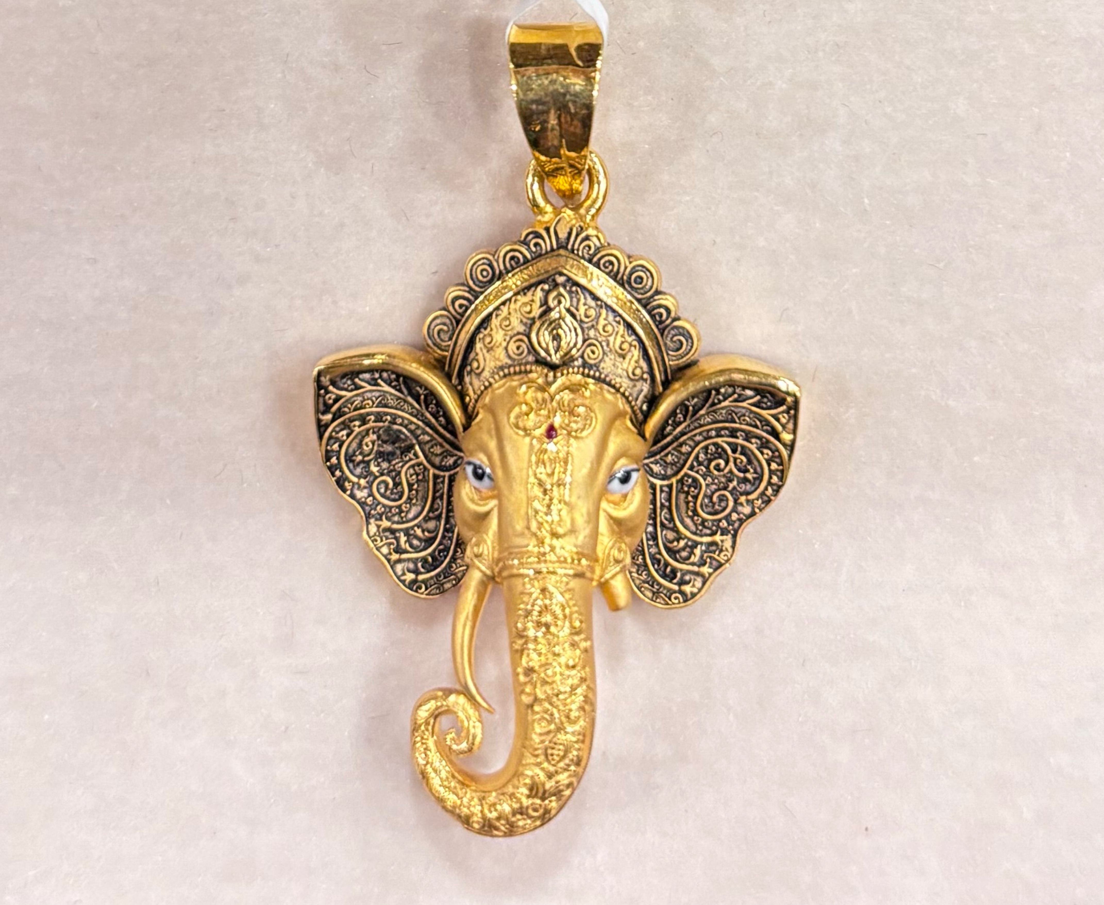 Ganesha Face Pendant view 2
