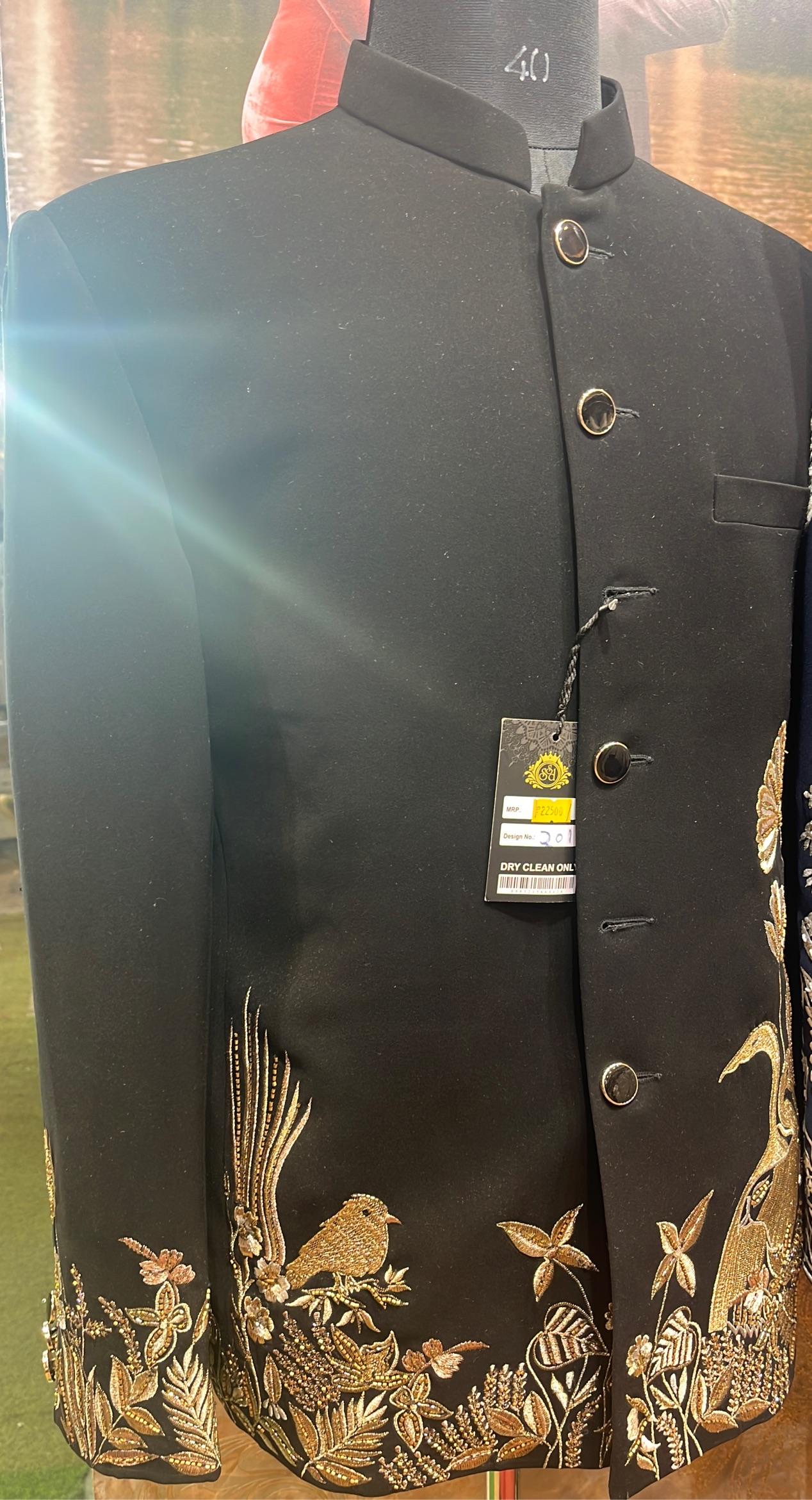 Gold Embroidered Jacket view 2