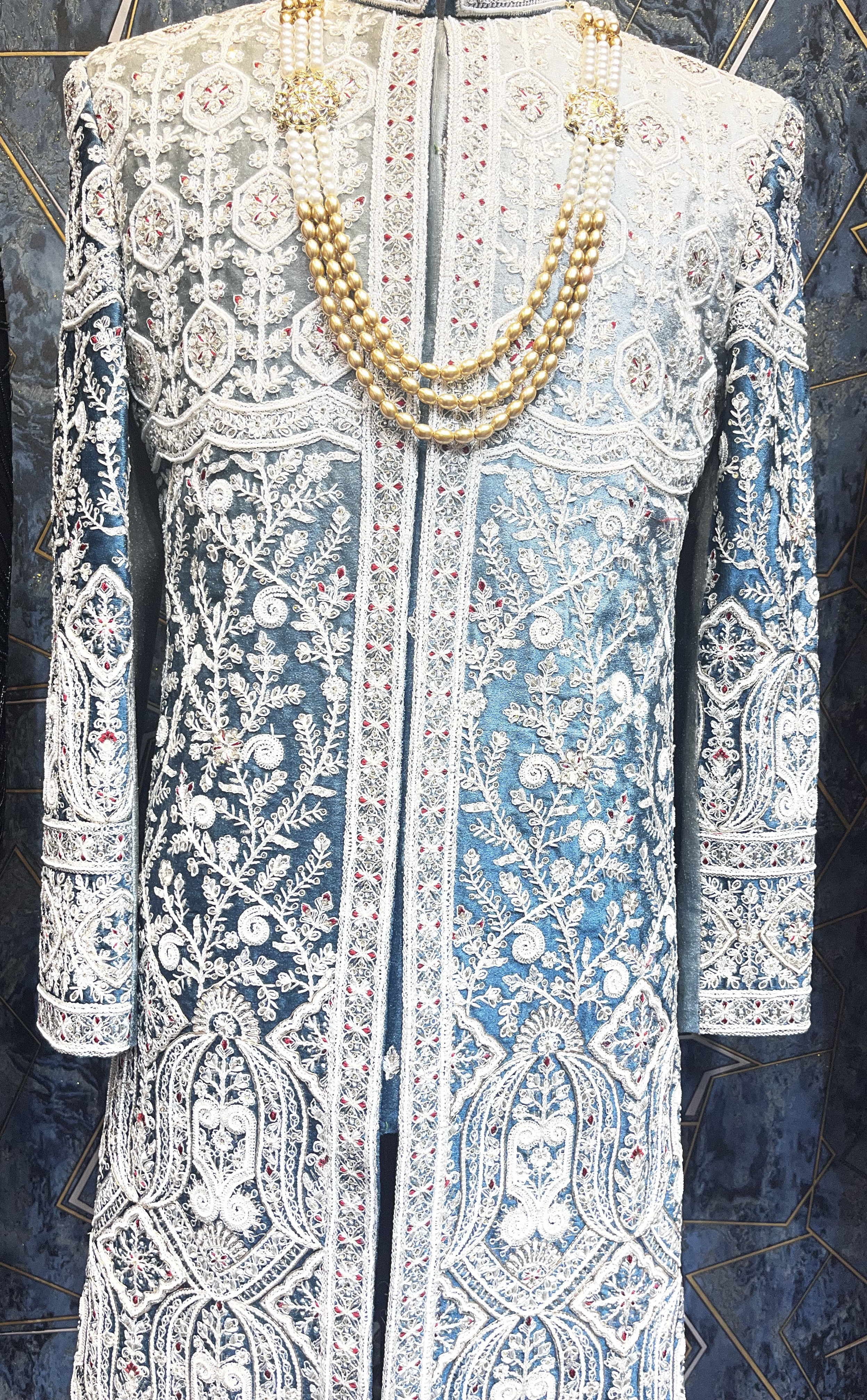 Embroidered  Sherwani view 2