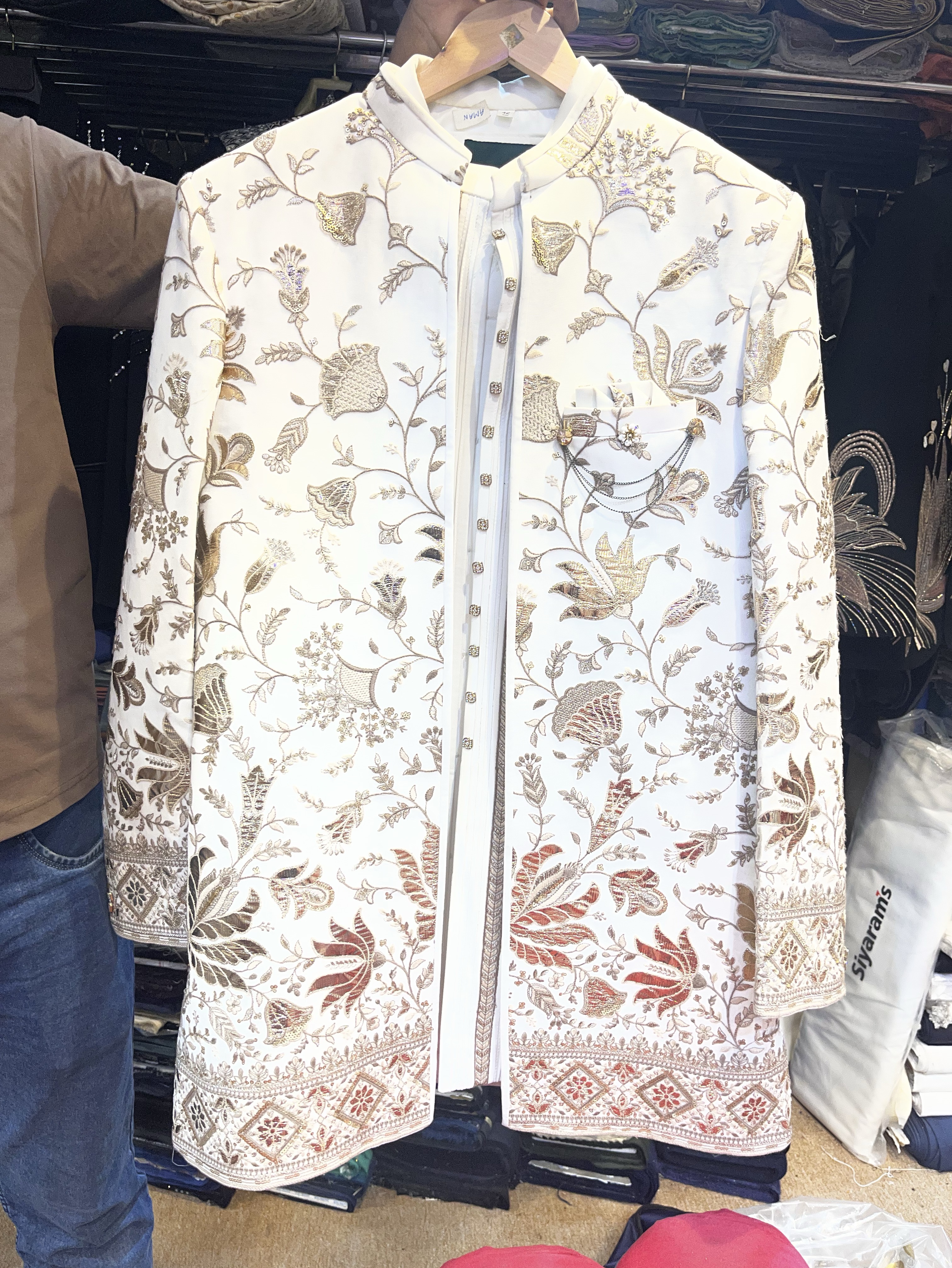 Embroidered Open Jodhpuri Designs view 2
