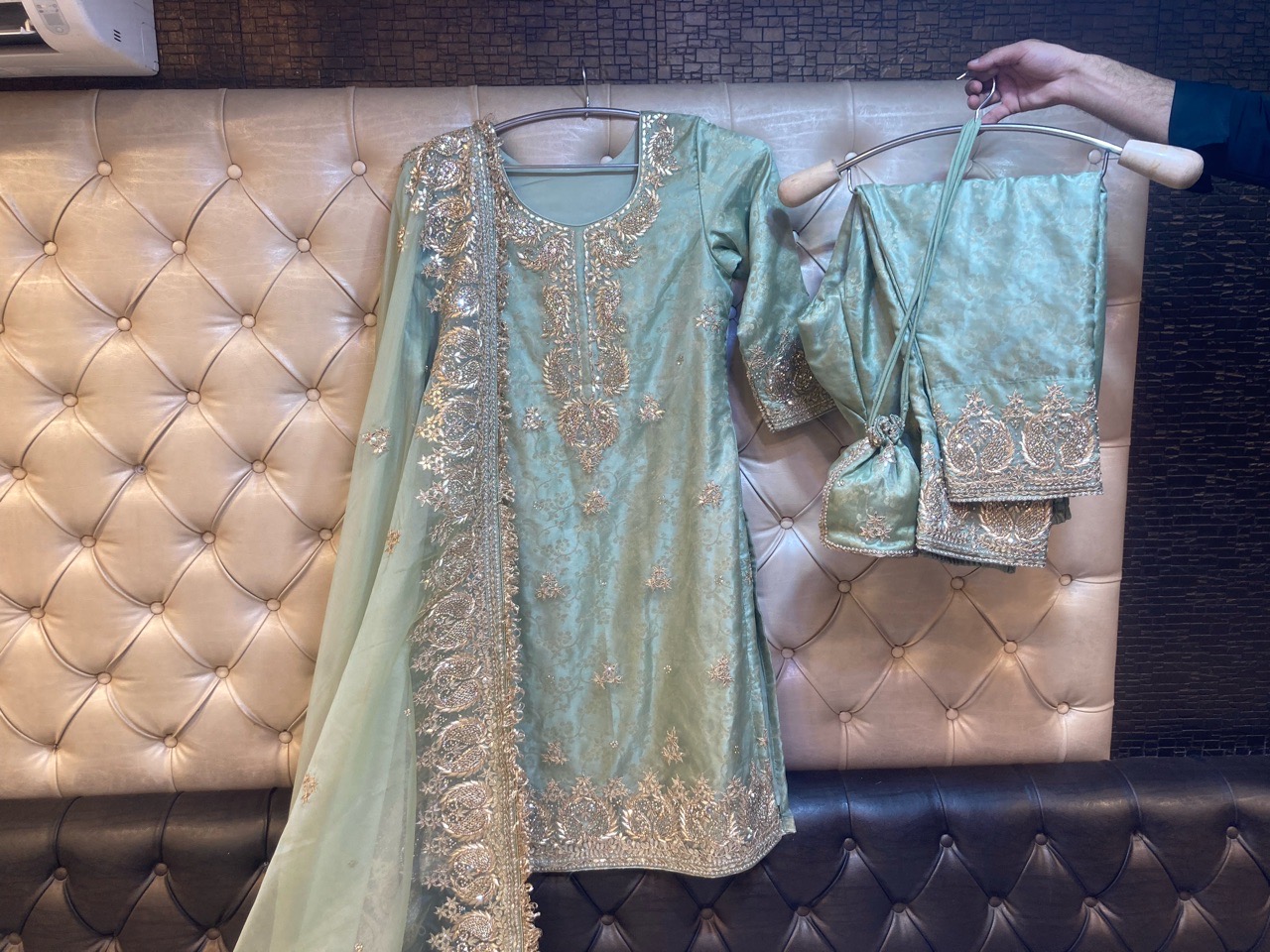 Embroidered Anarkali Suit by Galaxy Creation view 2