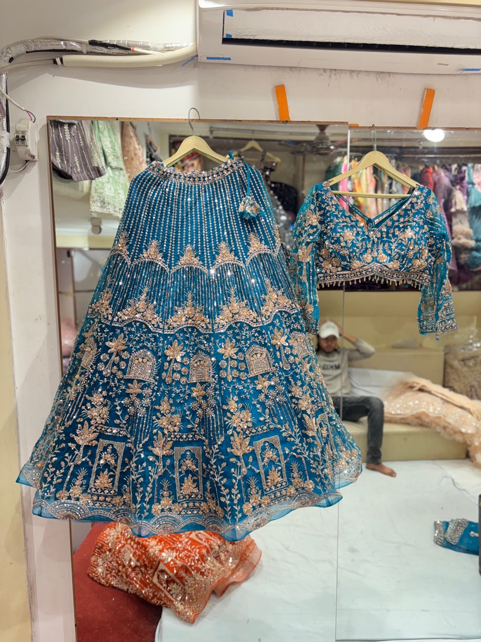 Embroidered Lehenga Choli by Galaxy Creation view 2