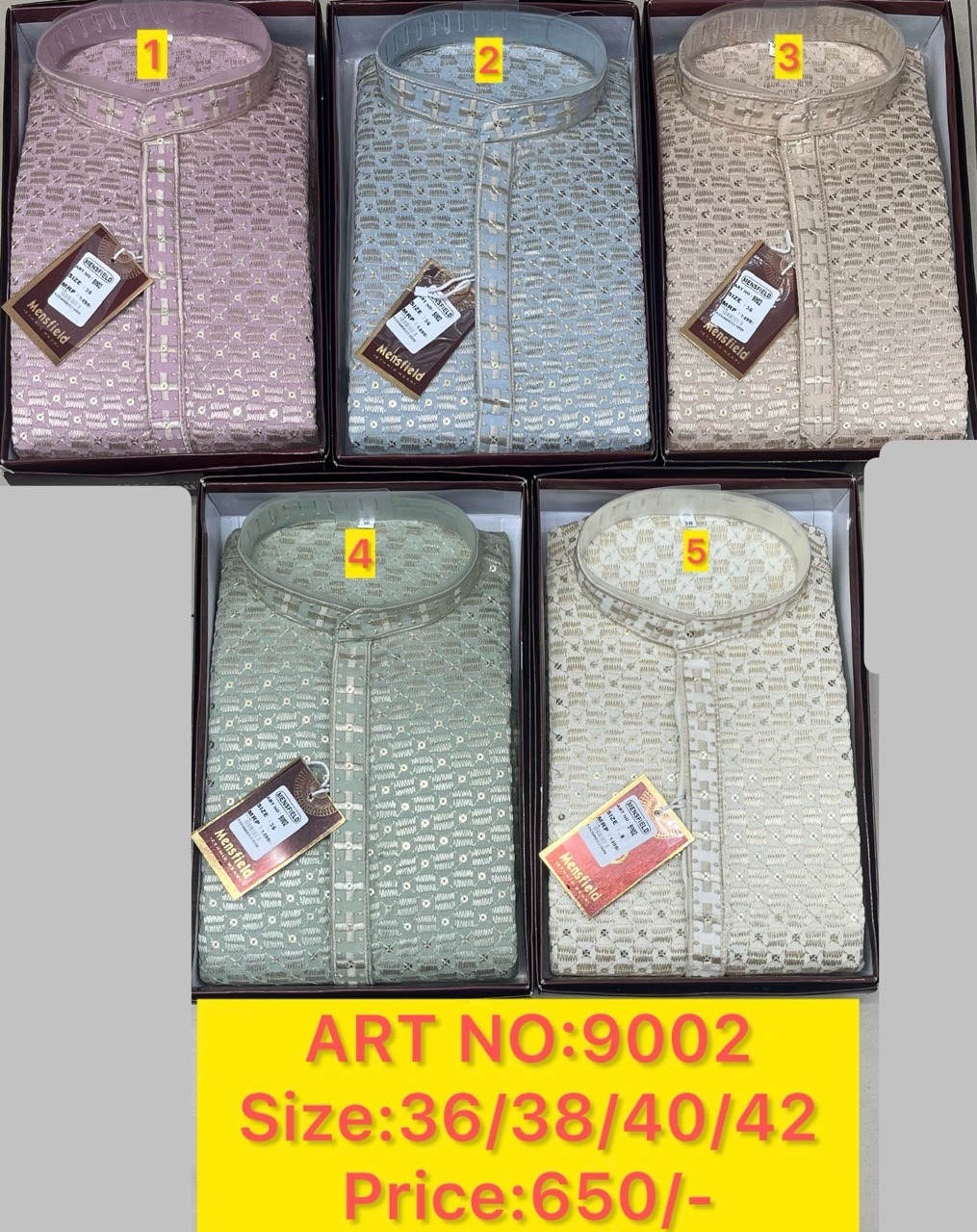 Mensfield Ethnic Wear Kurta. Art No 9002 view 2