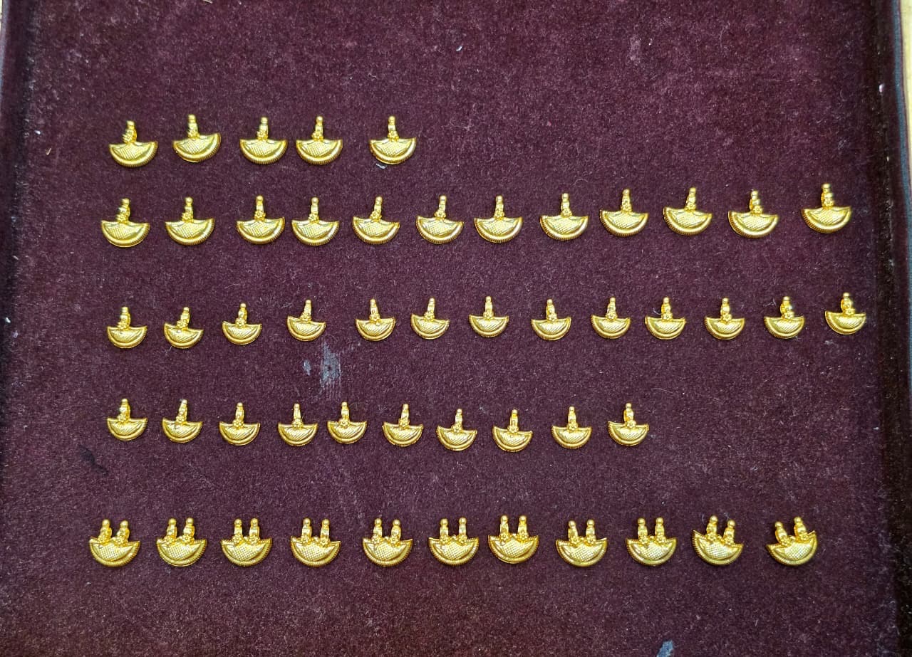 Gold Jhumka - 1 gm view 2