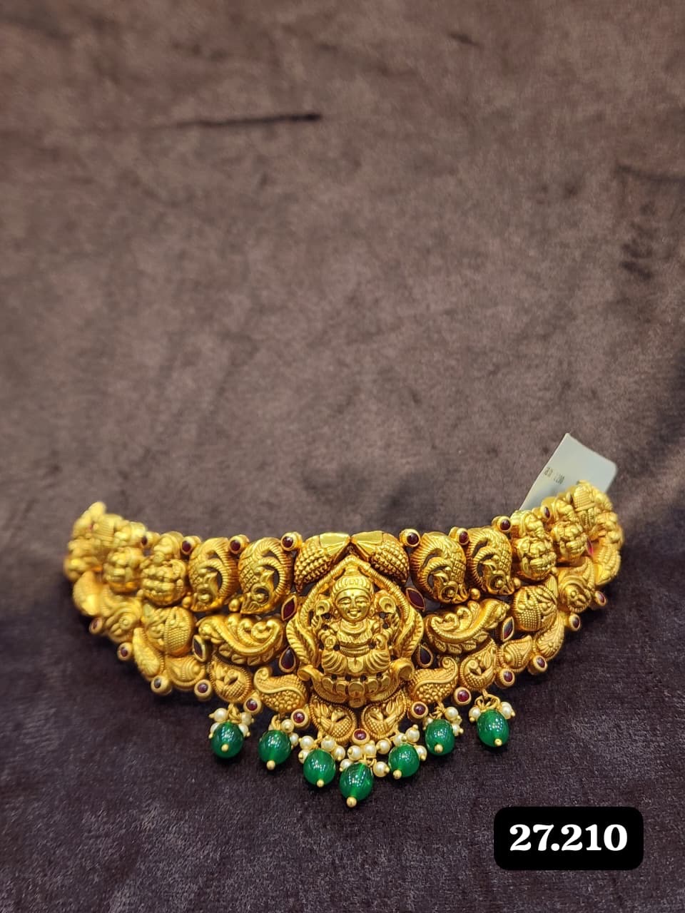 Antique Gold Chowker view 6