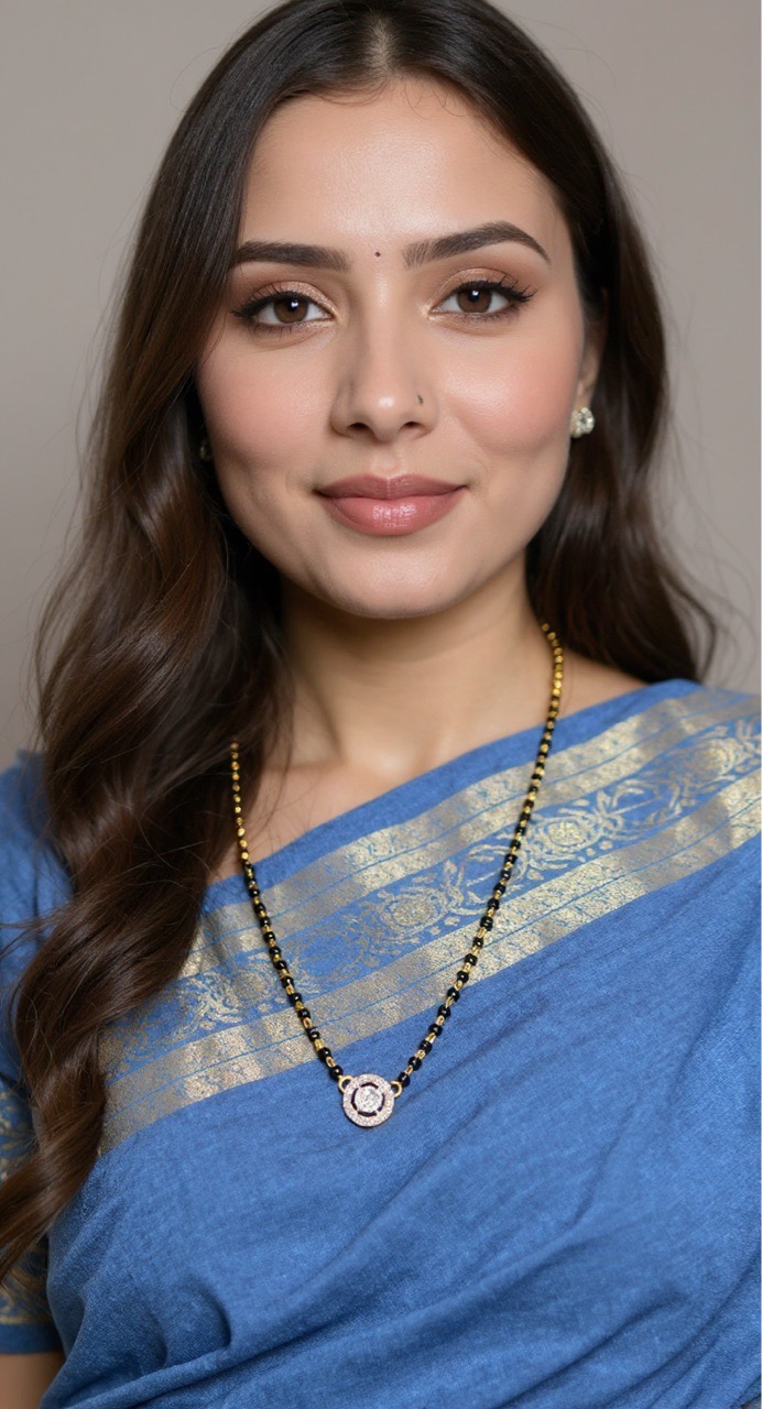 Diamond Mangalsutra SJM1001 view 2