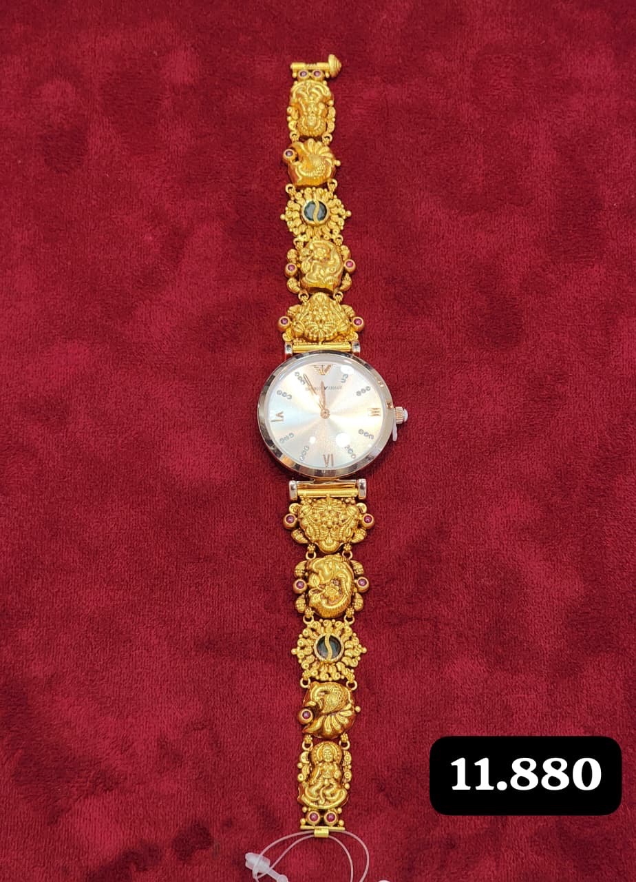 Gold Plated Traditional Watch