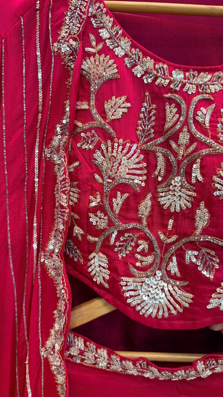 Embroidered Ensemble With Shrug view 3