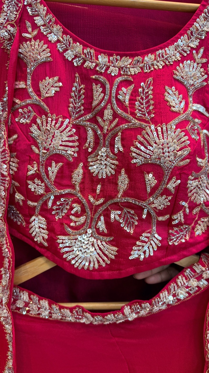 Embroidered Ensemble With Shrug view 2