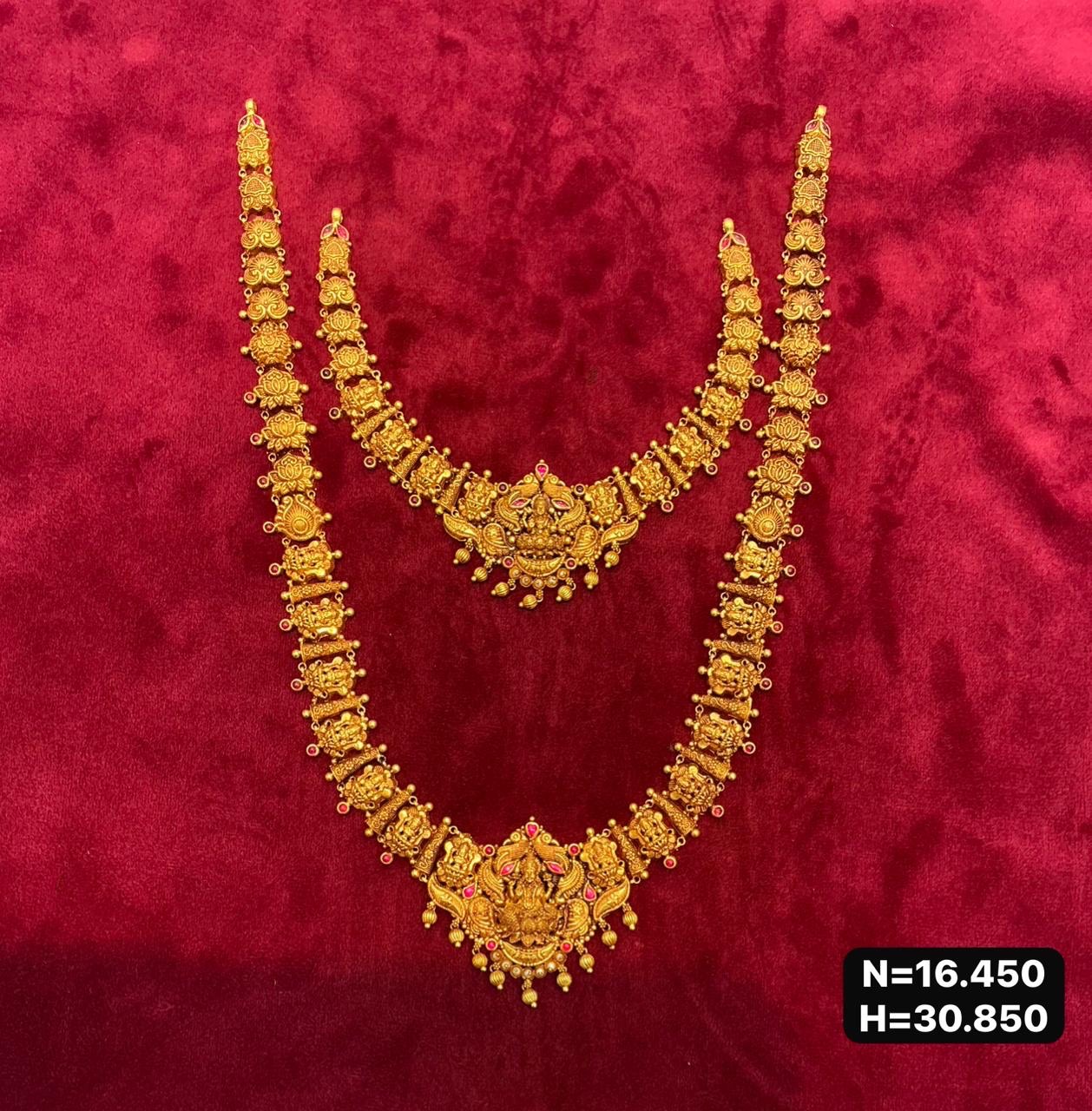 Gold Necklace Set view 2