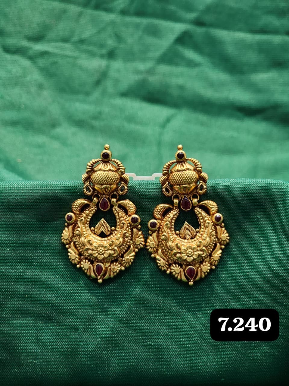 Traditional Chand Baali Earrings view 2