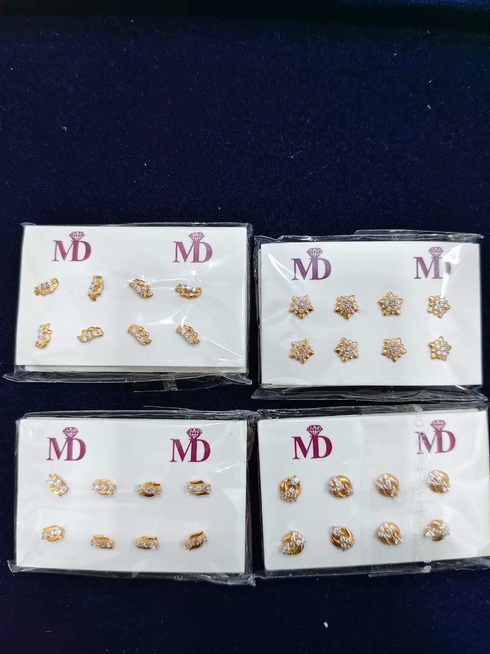 MD Dot Earrings view 2