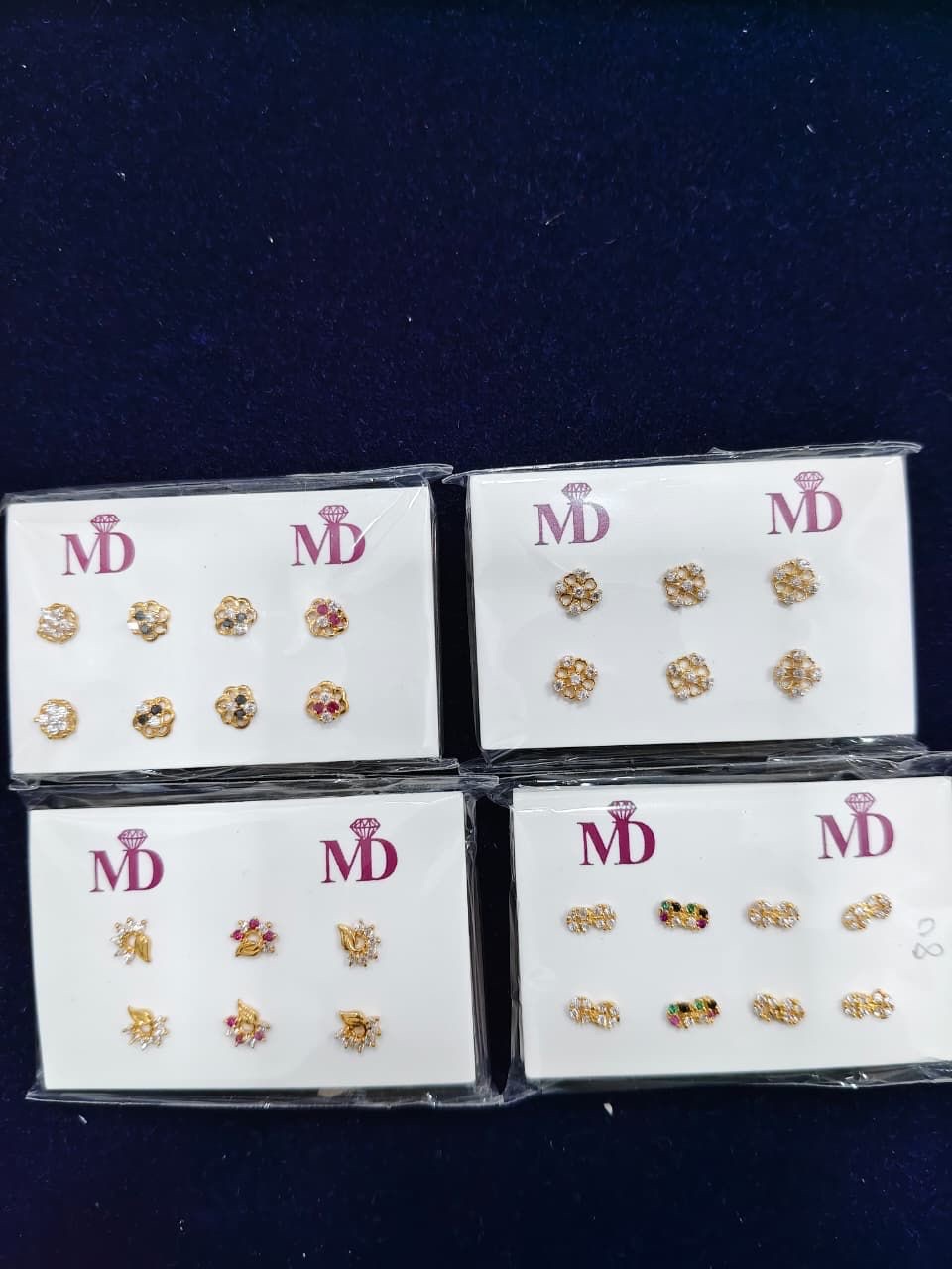 MD Dot Earrings view 4
