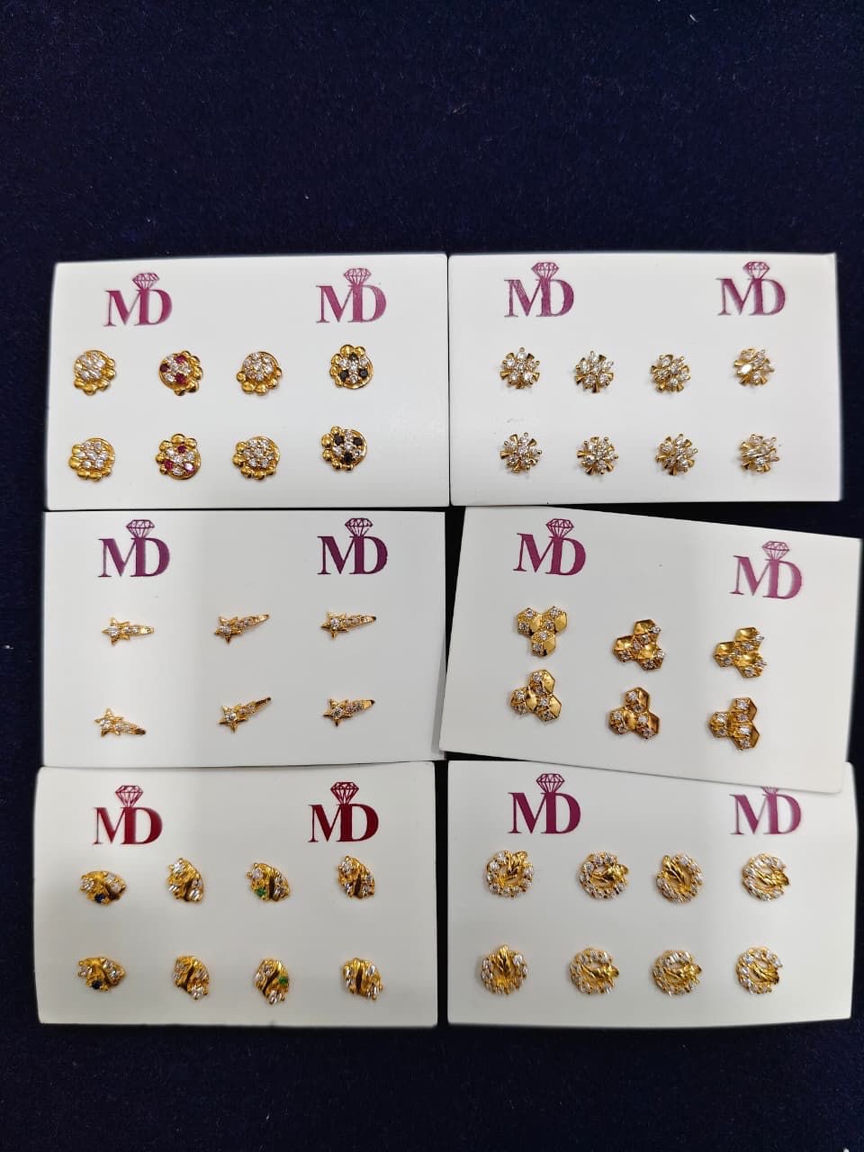 MD Dot Earrings view 8