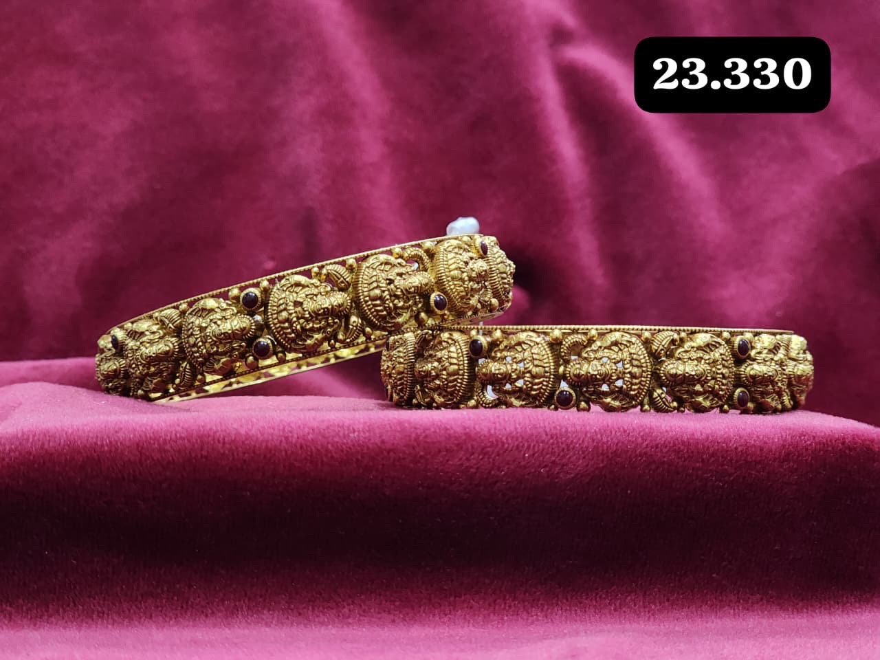 Traditional Golden Bangle view 6