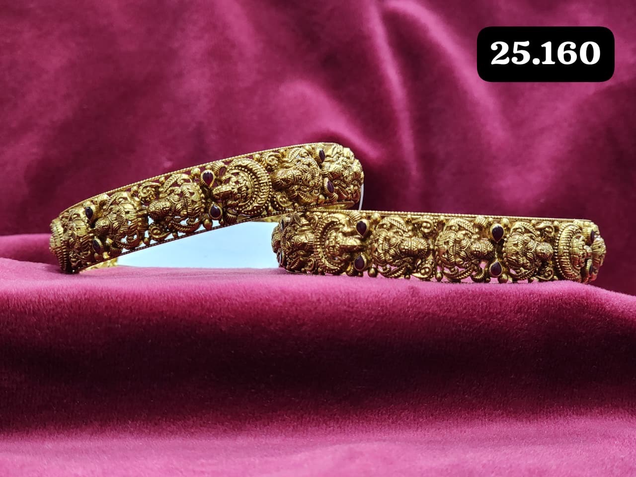 Traditional Golden Bangle view 3