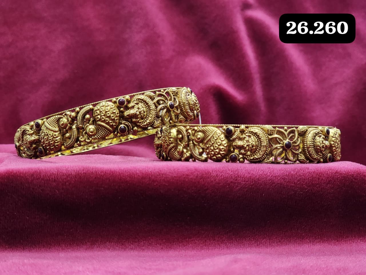 Traditional Golden Bangle view 4