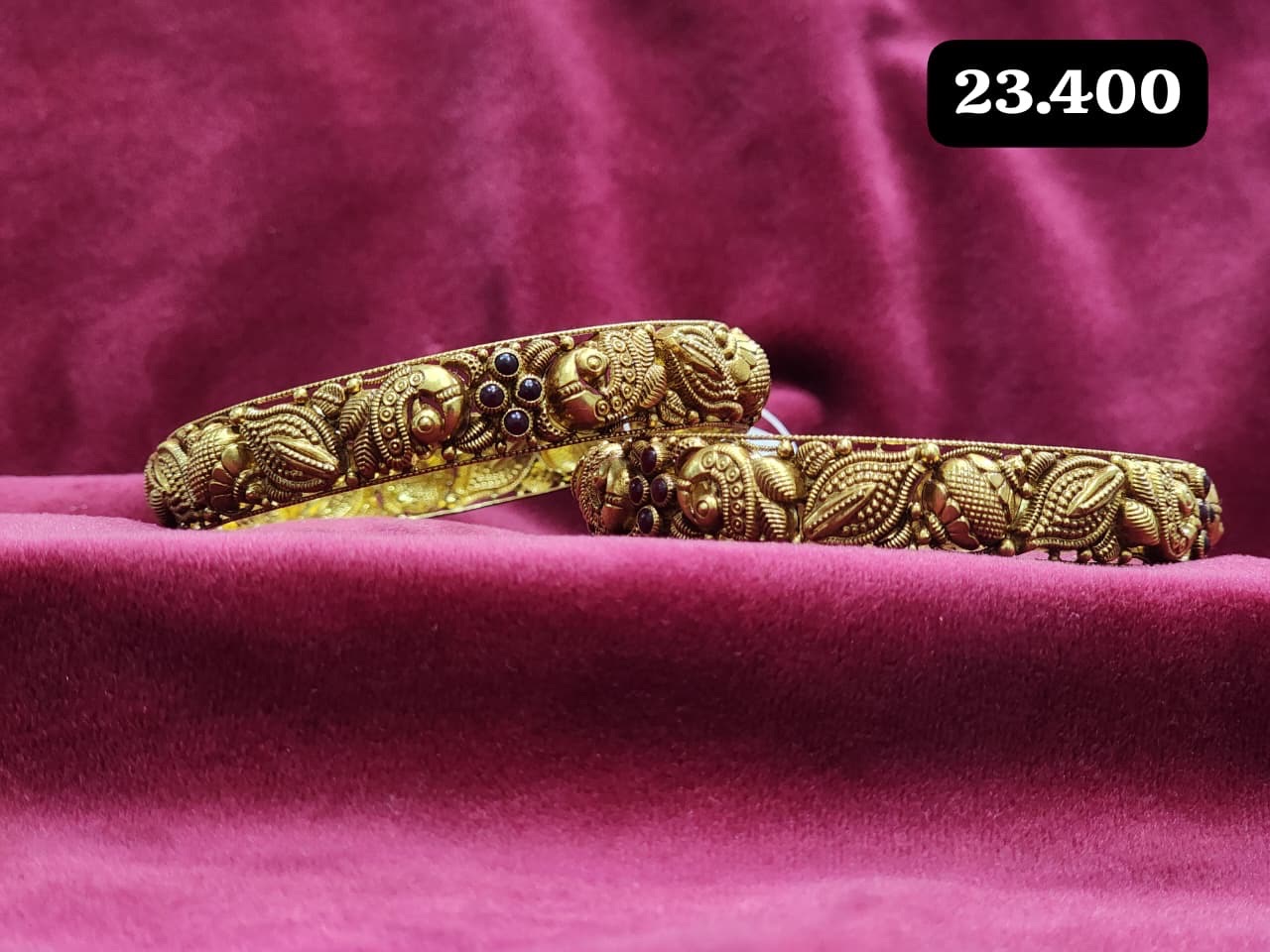 Traditional Golden Bangle view 7