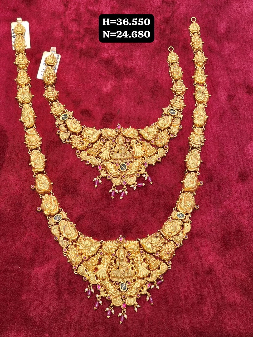 Traditional Gold Necklac Set view 6
