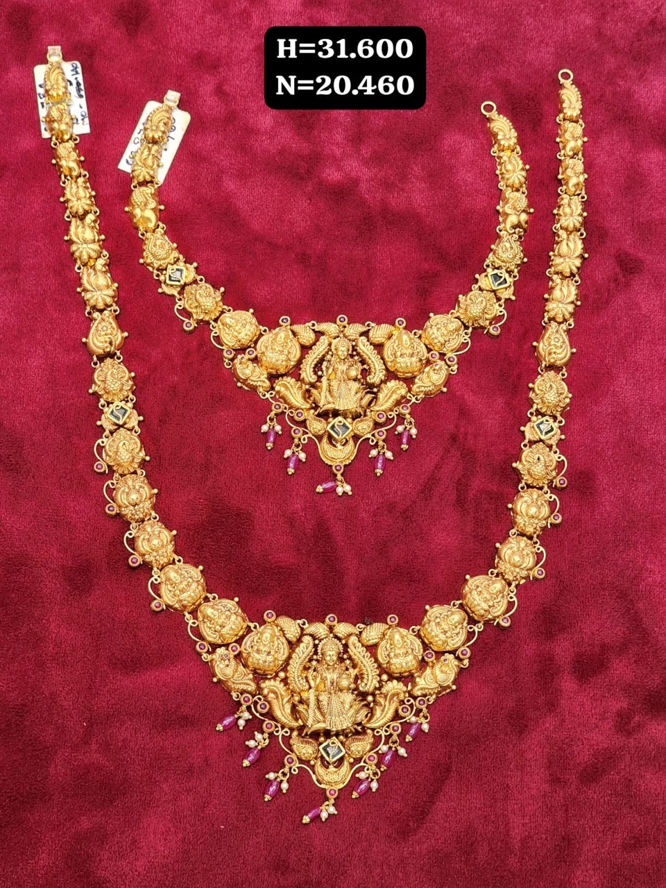 Traditional Gold Necklac Set view 5