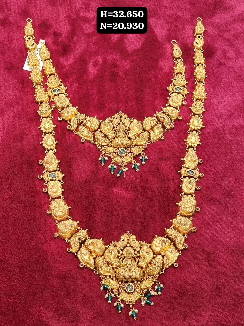Traditional Gold Necklac Set view 7