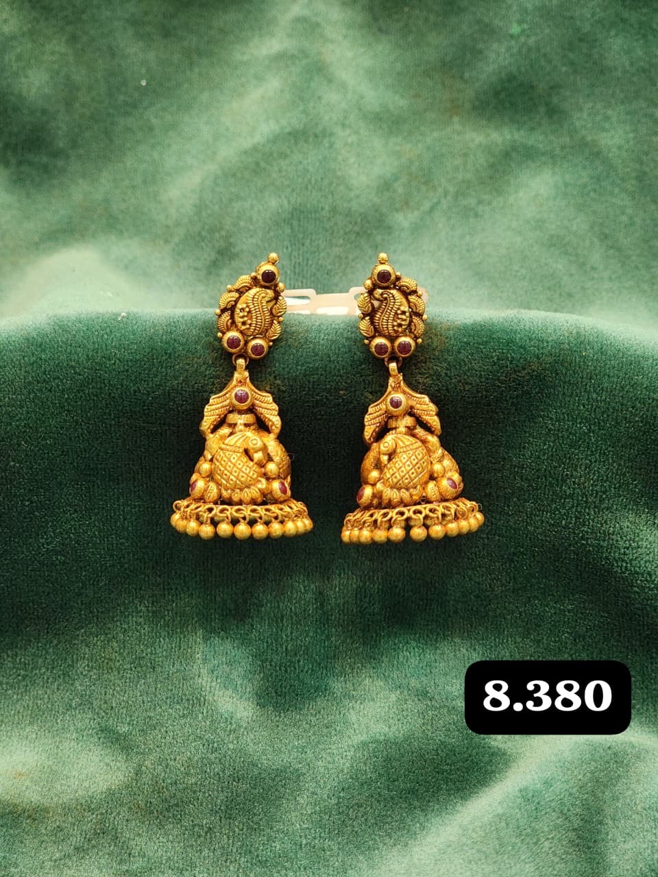 Traditional Gold Earring view 2