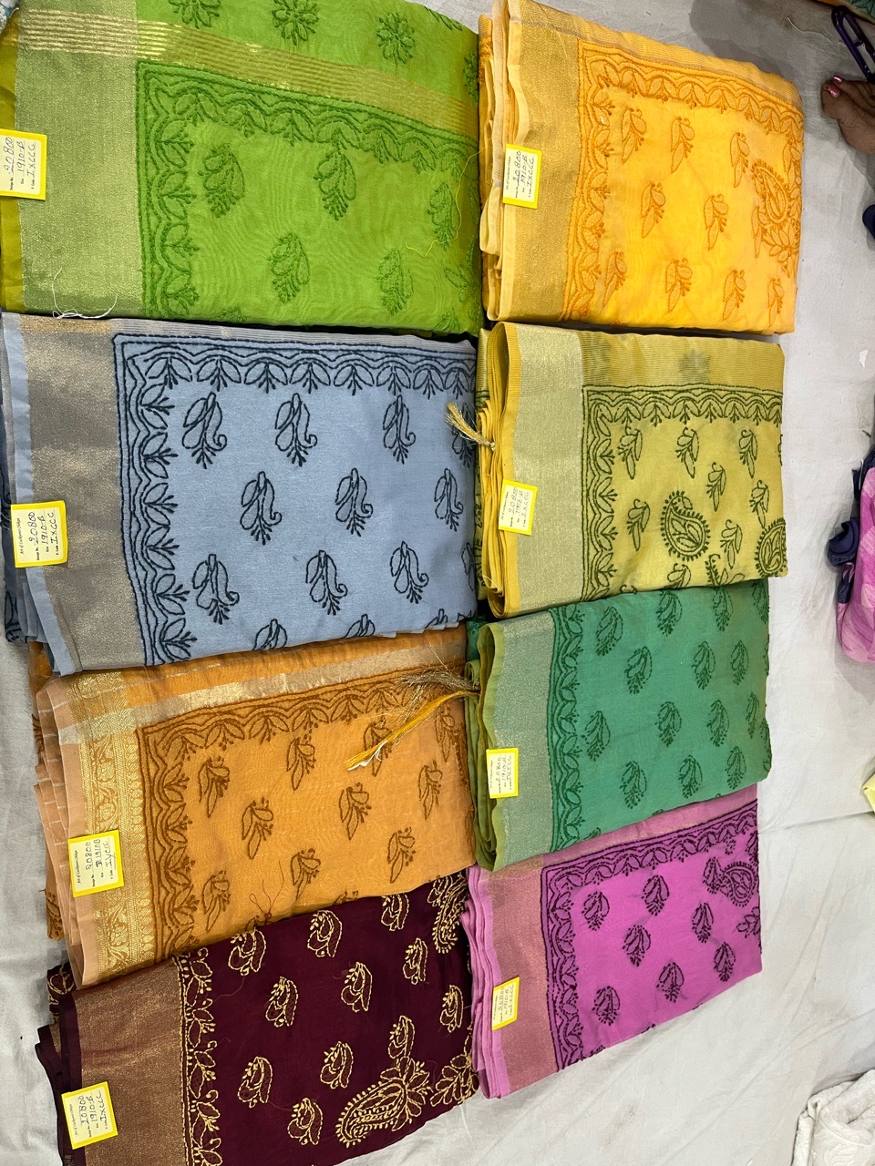 Chikankari Embroidered Sarees view 3