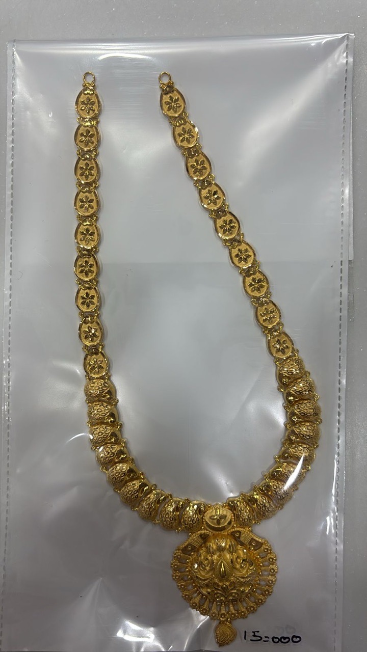 Traditional Gold Necklace3 view 10