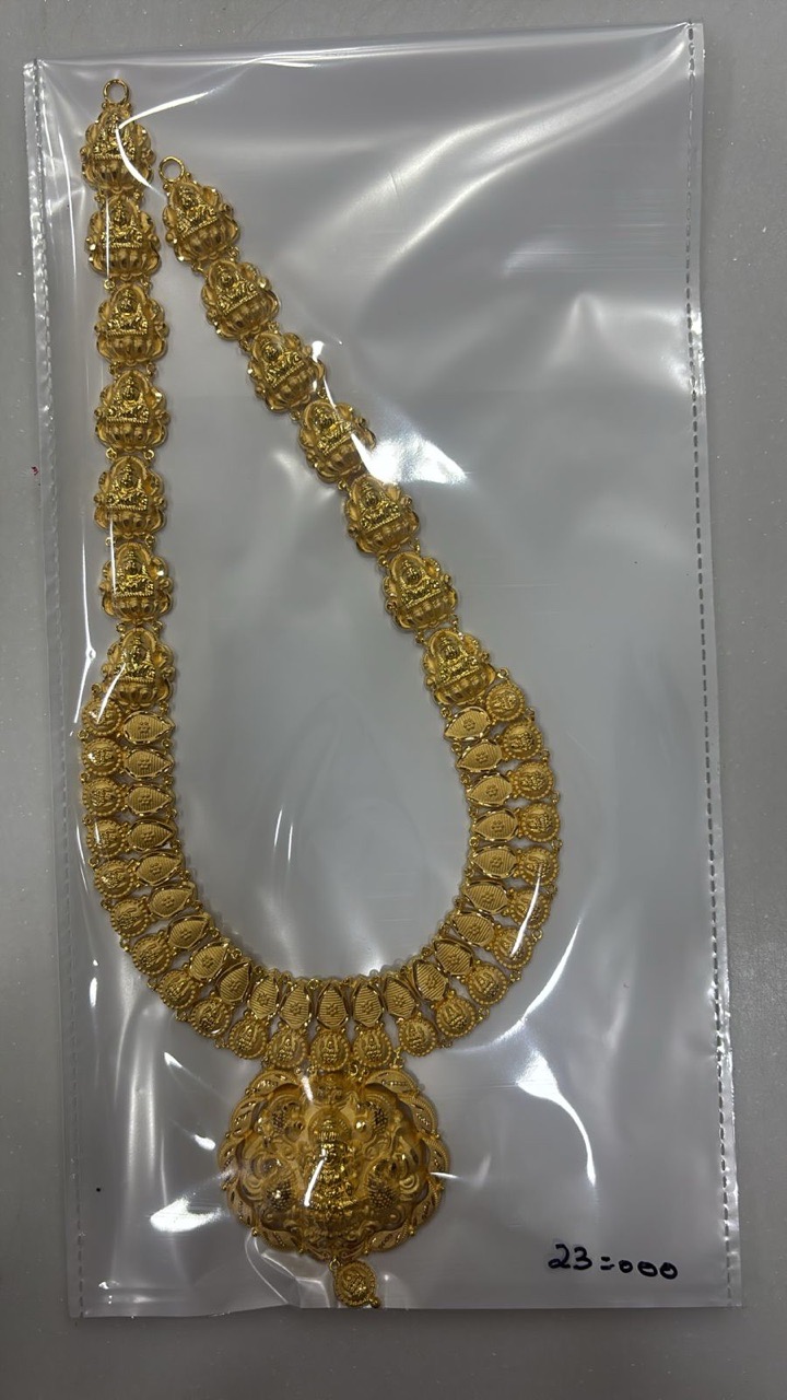 Traditional Gold Necklace3 view 8