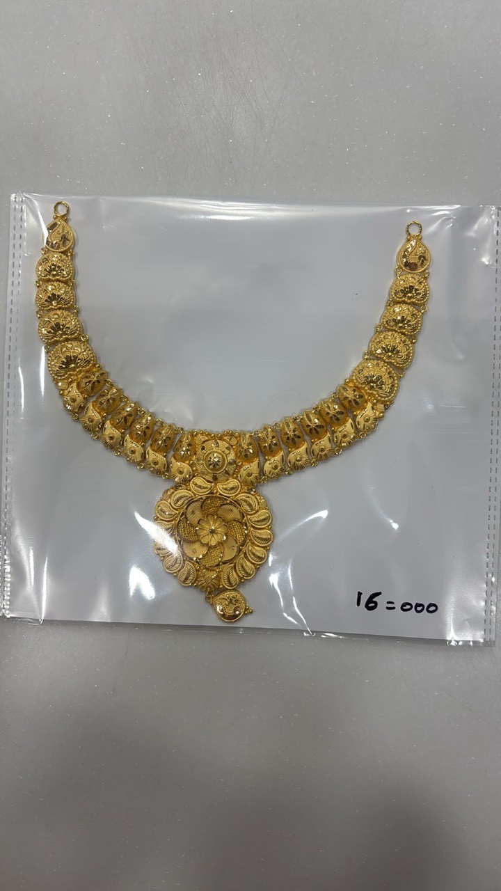 Traditional Gold Necklace4 view 8