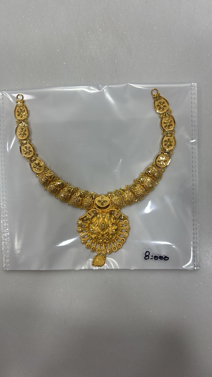 Traditional Gold Necklace4 view 10