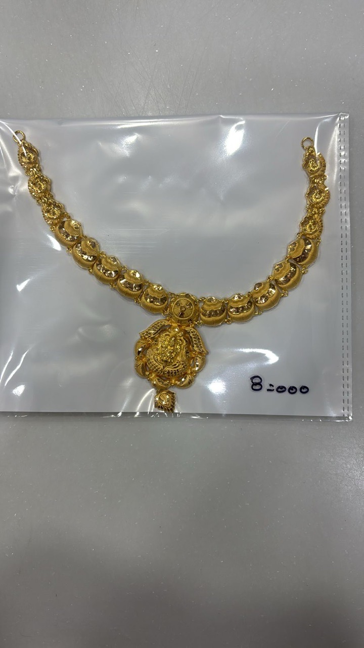 Traditional Gold Necklace4 view 9
