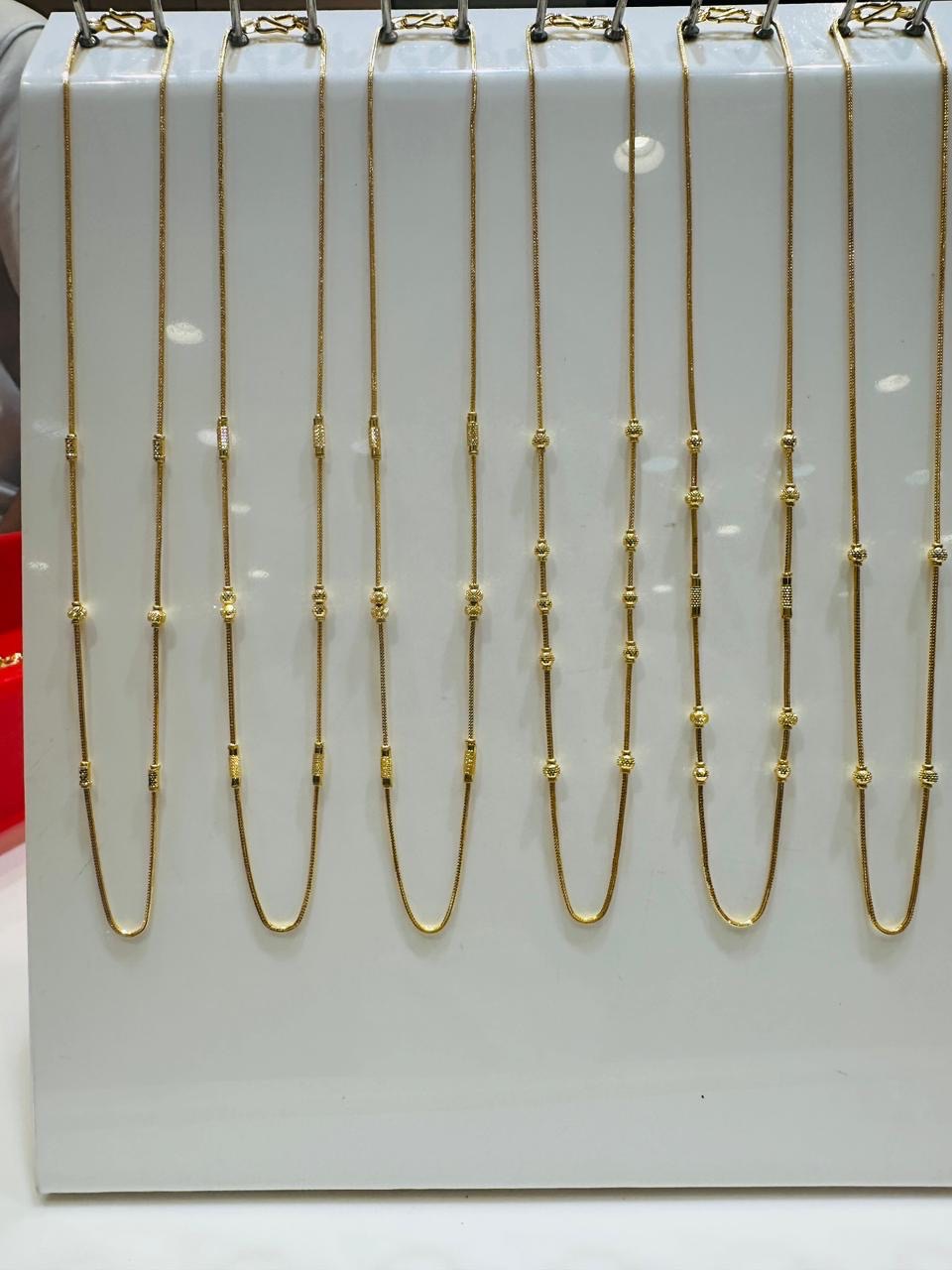 CNC Gold Chains with Handcrafted Detailing view 8