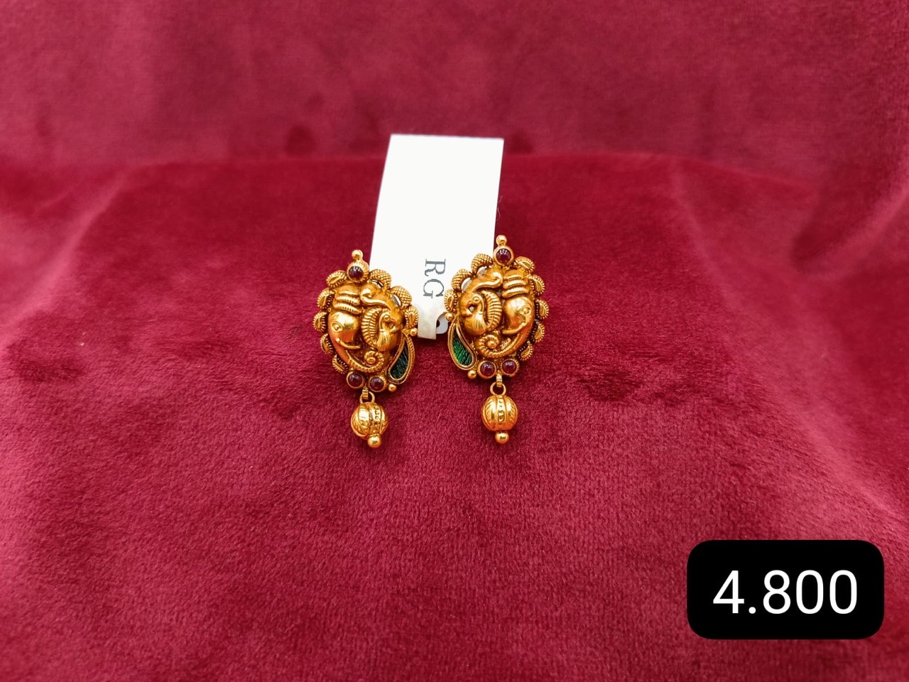 Goddess-Designed Gold Earrings view 9