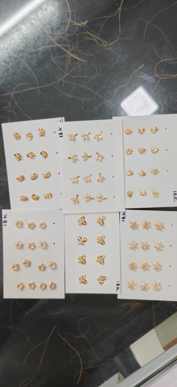 Gold Earrings view 5