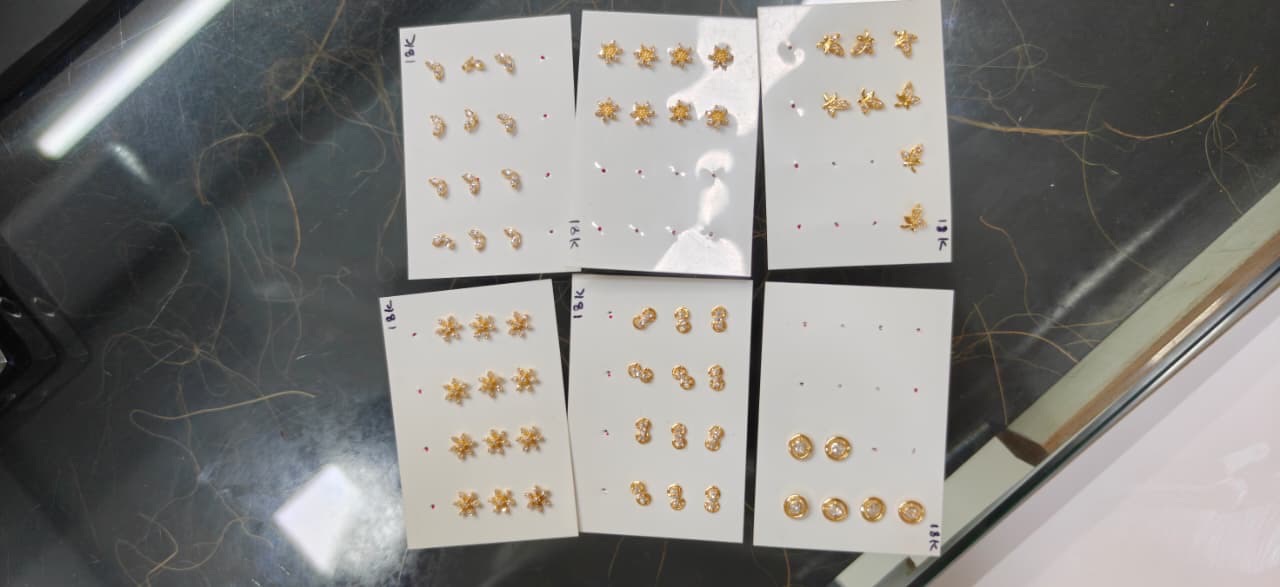 Gold Earrings view 6