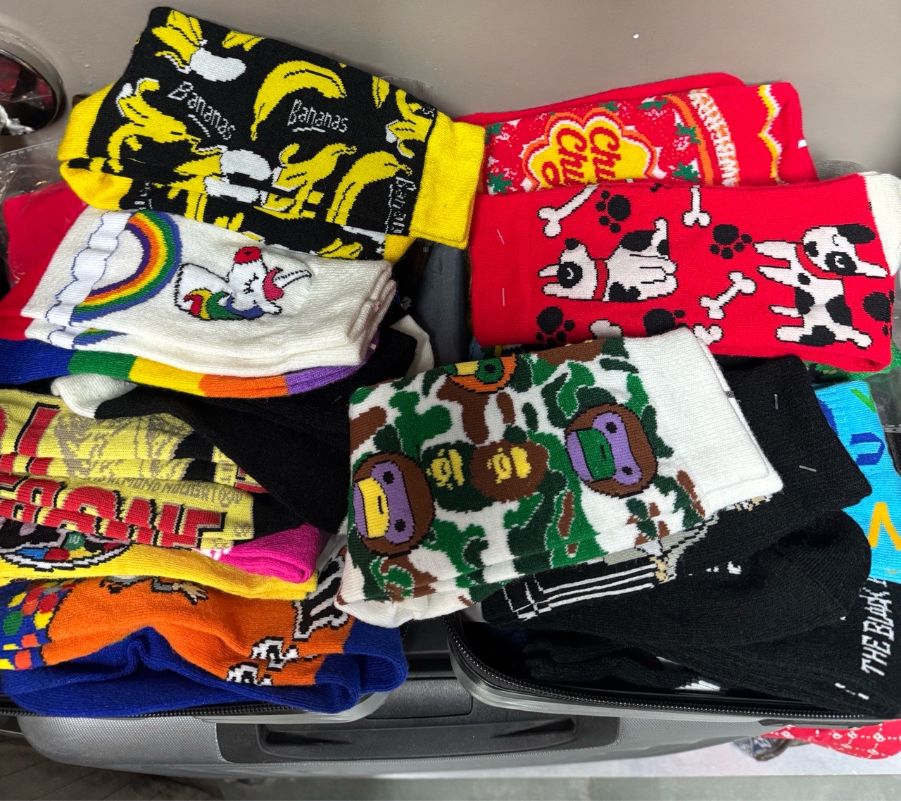 Fun Printed Socks ( Free Size ) view 2