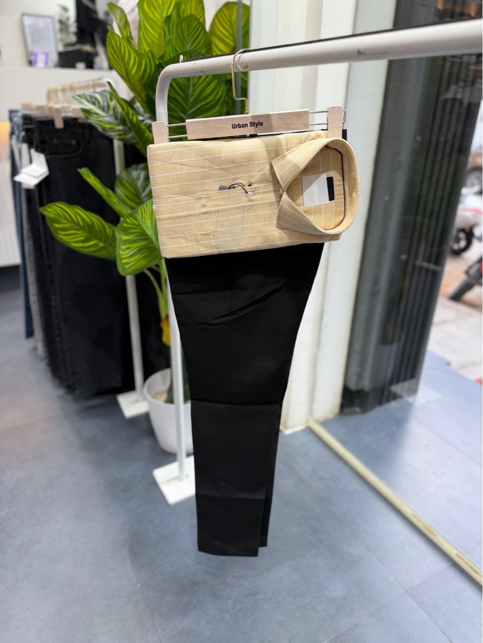 Slim Fit Trousers view 2