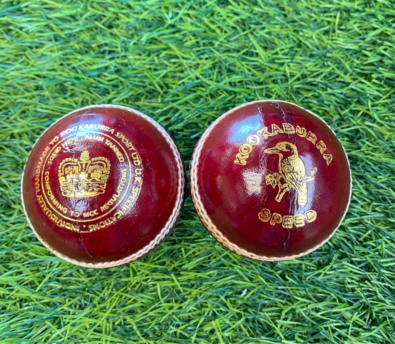 Kookaburra Red Speed Cricket Ball view 2