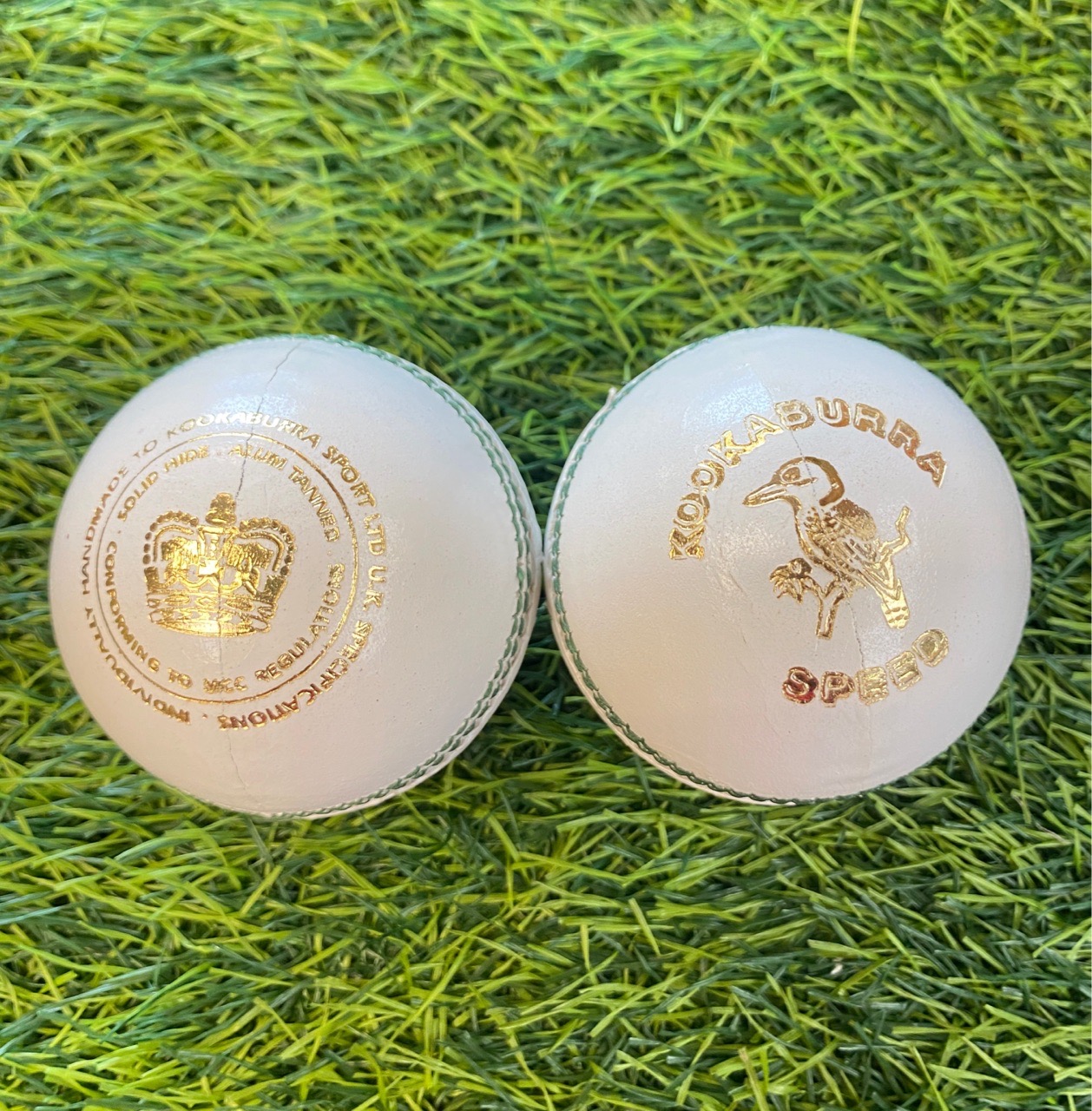 Kookaburra White Speed Cricket Ball view 2