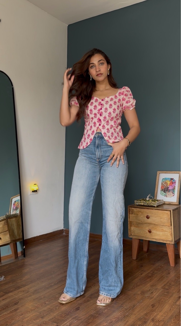 Pink Chatpata Top view 2