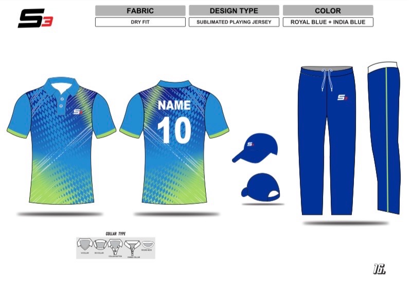 { S3 } .Playing Jersey view 2