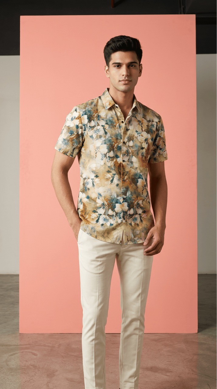 Printed Short-Sleeve Shirt view 2