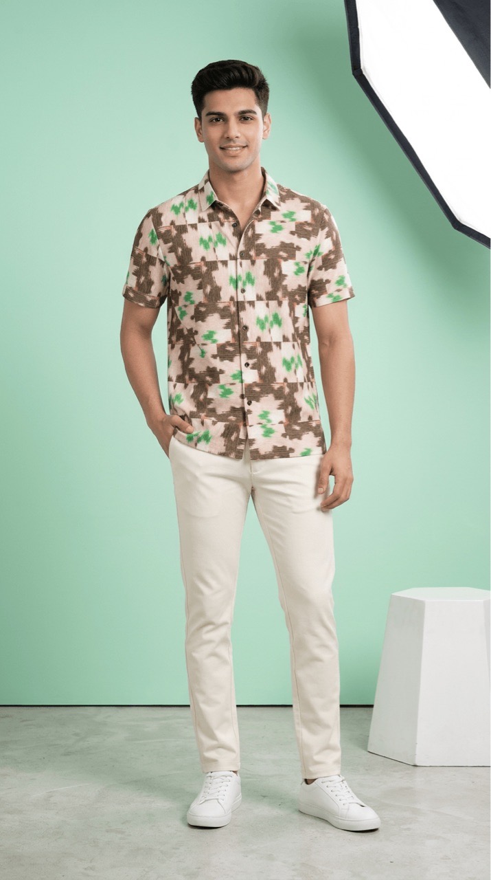 Printed Short-Sleeve Shirt view 6