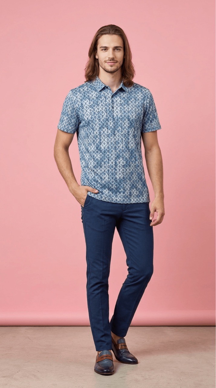 Printed Short-Sleeve Shirt view 5